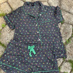 J. Crew Floral Pajama Set